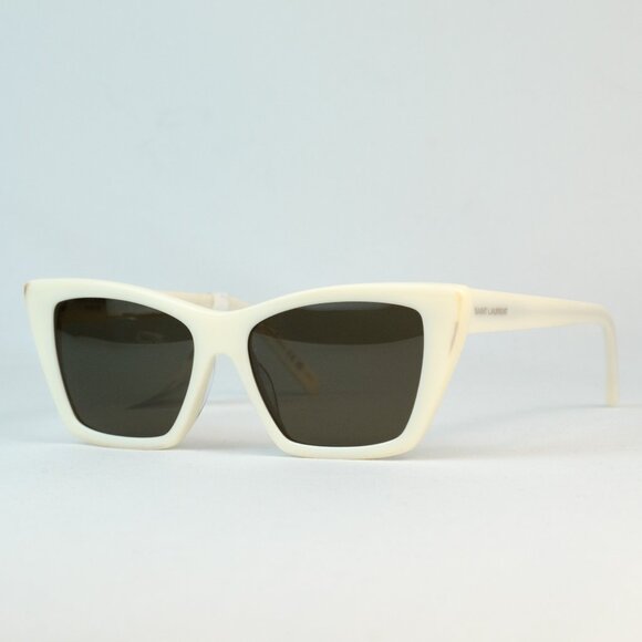 YSL Saint Laurent SL276 Mica Cateye Sunglasses, Ivory, 55mm - Picture 1 of 9